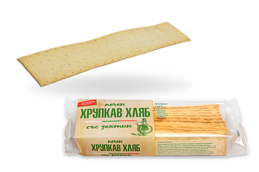 Хрупкав хляб със зехтин и бяло брашно
